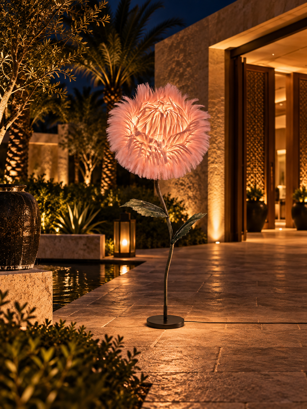 Kapok Flower in another outdoor night setting, illustrative image