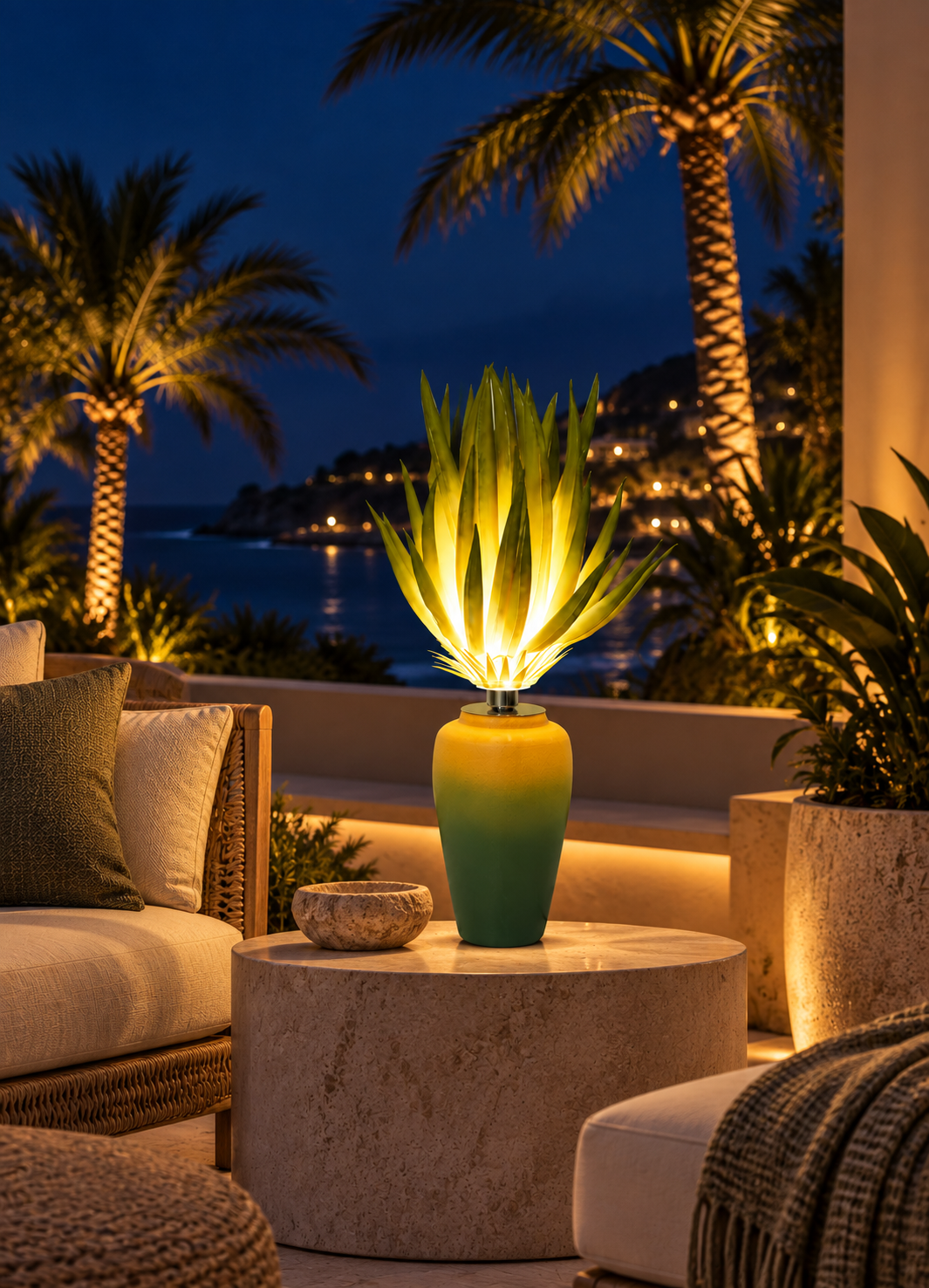 Onion in another outdoor night setting, illustrative image